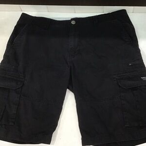 Guess Men's Dark Cargo Shorts